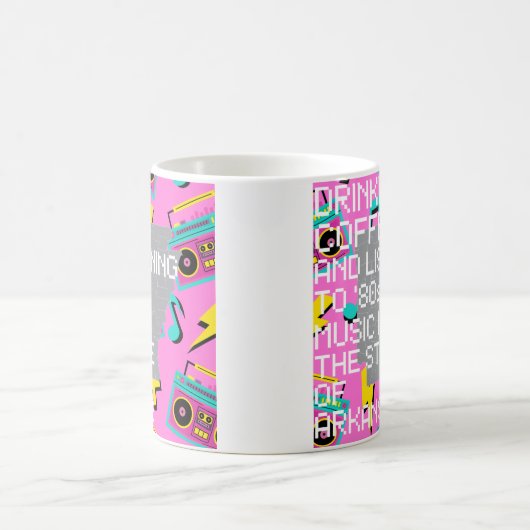 Coffee and '80s Music in Arkansas Kaffeetasse (Mittel)