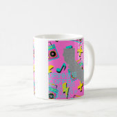 Coffee and '80s Music in California Kaffeetasse (VorderseiteRechts)