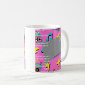 Coffee and '80s Music in Connecticut Kaffeetasse (VorderseiteRechts)