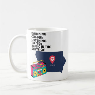 Coffee and '80s Music in the State of Iowa Kaffeetasse