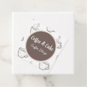 Coffee and Cake Coffee Shop Geschenkanhänger (Beispiel)