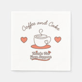 Coffee and Cake  Serviette (Vorderseite)