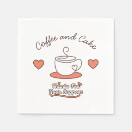 Coffee and Cake  Serviette