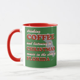 Coffee and Christmas Music in Florida  Tasse