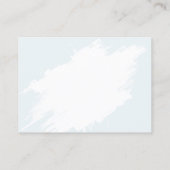 Coffee and Croissants Bridal Shower Recipe Begleitkarte (Rückseite)