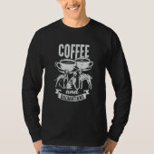 Coffee And Dalmatians Dog T-Shirt (Vorderseite)