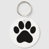 Coffee and Dog Lover Quote Minimal Design Schlüsselanhänger (Rückseite)