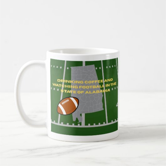 Coffee and Football in Alabama  Kaffeetasse (Links)