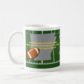 Coffee and Football in Arkansas Kaffeetasse (Links)