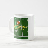 Coffee and Football in Delaware Kaffeetasse (Vorderseite Links)