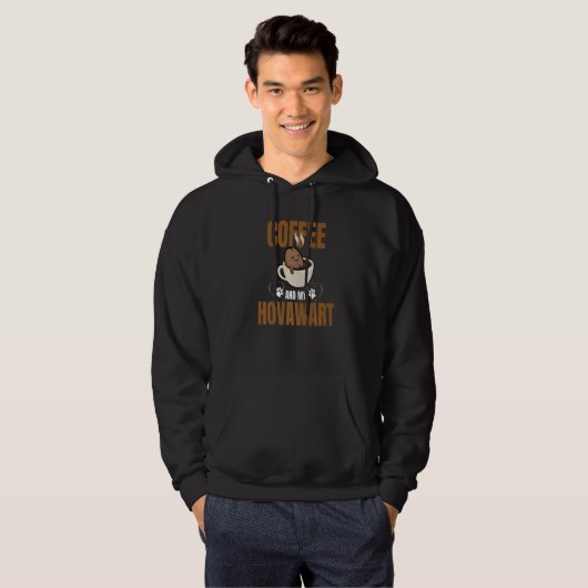 Coffee and Hovawart Caffeine Lovers Dog Mom or Dad Hoodie (Vorne ganz)