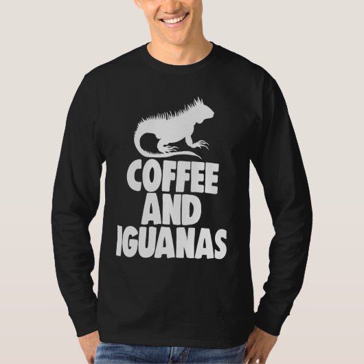Coffee And Iguanas Women Animal T-Shirt (Vorderseite)