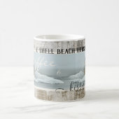 Coffee and Kisses Shell Beach House Mug Kaffeetasse (Mittel)