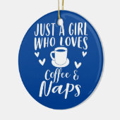 Coffee And Naps Apparel Funny Nap Lovers Design Keramik Ornament (Links)