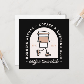 Coffee and running lovers run club funny