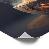 'Coffee Art 1' Poster (Ecke)