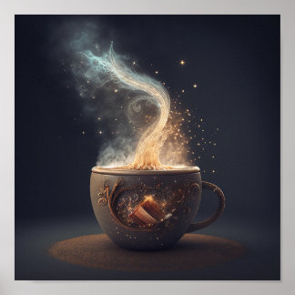 'Coffee Art 1' Poster