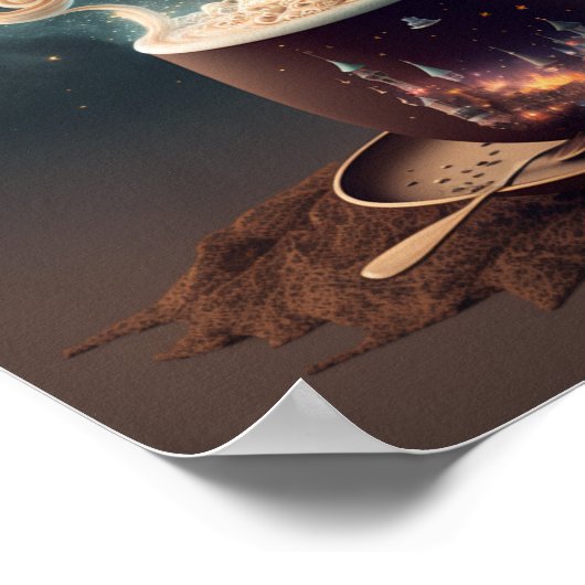 'Coffee Art 3' Poster (Ecke)