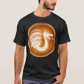 Coffee Art Latte Espresso Barista Zeichnend Kaffee T-Shirt (Vorderseite)
