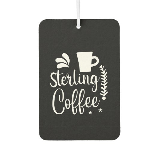 Coffee Art Sterling Coffee Autolufterfrischer (Vorderseite)