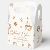Coffee Baby Dusche Vielen Dank Geschenkschachtel (Geöffnet)