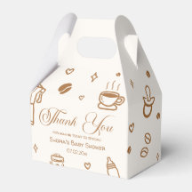 Coffee Baby Dusche Vielen Dank