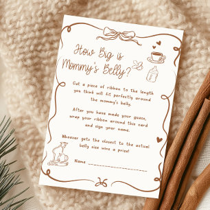Coffee Baby is Brewing Wie groß ist Mamas Bauch
