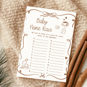 Coffee Baby ist Brau Baby Name Rate Spiel