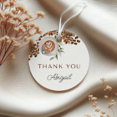 Coffee Baby Shower - ein Baby wird brauen Geschenkanhänger