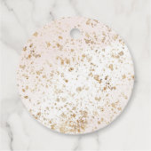 Coffee baby shower Is Brewing bow Geschenkanhänger (Rückseite)