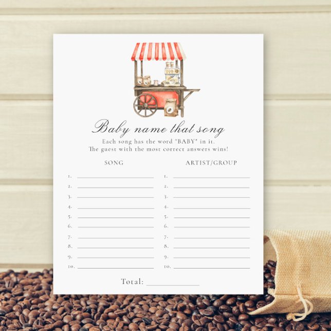 Coffee baby shower - Name that song game (Von Creator hochgeladen)