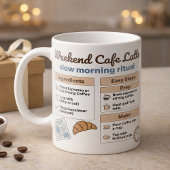 Coffee Bar Latte Recipe Slow Morning Kaffeetasse