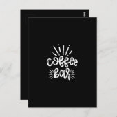 coffee bar postkarte (Vorne/Hinten)