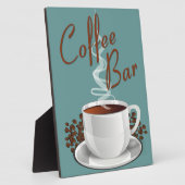 Coffee Bar Sign Fotoplatte (Seite)