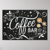 Coffee Bar Sign Poster (Vorne)
