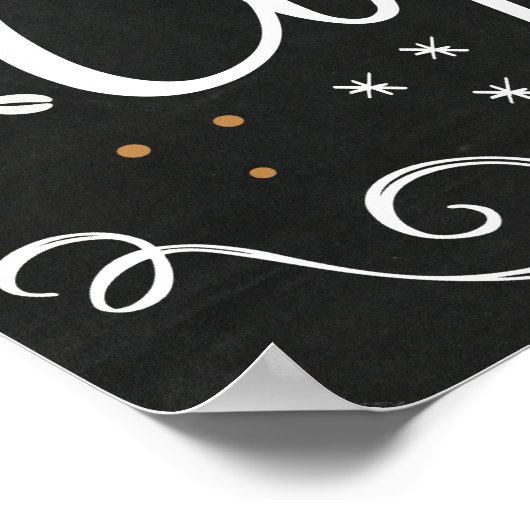 Coffee Bar Sign Poster (Ecke)