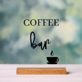 Coffee bar wedding Acrylic sign Acrylschild (Neutral)