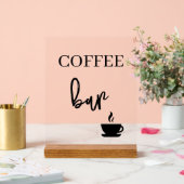 Coffee bar wedding Acrylic sign Acrylschild (Hochzeit)