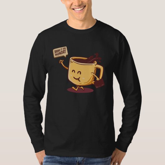 Coffee Barista Coffee Drinker T-Shirt (Vorderseite)