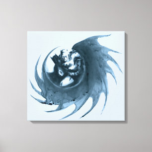 Coffee Batman Leinwanddruck