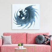 Coffee Batman Leinwanddruck (Insitu (Wohnzimmer))