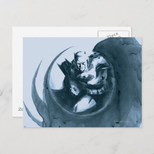 Coffee Batman Postkarte (Vorne/Hinten)