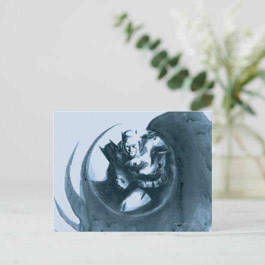 Coffee Batman Postkarte (Stehend Vorderseite)