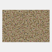 Coffee Bean Batik Art Design Geschenkpapier Set (Vorderseite 3)