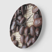 Coffee Bean Clock Große Wanduhr (Winkel)