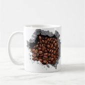 Coffee Bean Espresso Coffeine-Tasse gebrochen Kaffeetasse (Links)