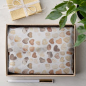 Coffee Bean Hearts Coffee First Seidenpapier (Geschenk)