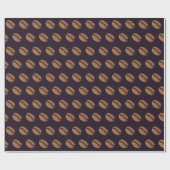 Coffee Bean Icon Geschenkpapier (Flach)