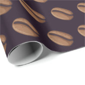 Coffee Bean Icon Geschenkpapier (Rolleneckpunkt)