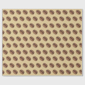 Coffee Bean Icon Geschenkpapier (Flach)